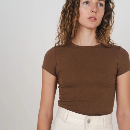 Hemp Clothing Australia - Womens Stretch Fitted Tee - Image 5