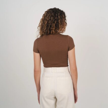 Hemp Clothing Australia - Womens Stretch Fitted Tee - Image 3