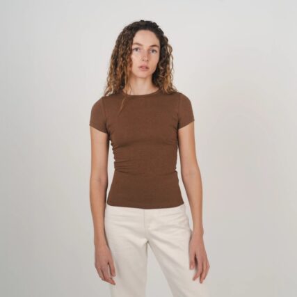 Hemp Clothing Australia - Womens Stretch Fitted Tee - Image 6