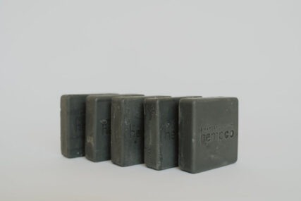 Margaret River Hemp Co - Organic Charcoal & Hemp  Soap Bar - Image 2