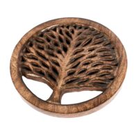 Fair Go Trading - Hand Carved Mango Wood Tree of Life Trivet