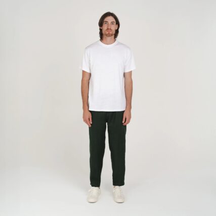 Hemp clothing Australia Heritage pants on male model