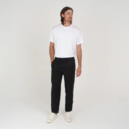 Hemp clothing Australia Heritage pants on male model