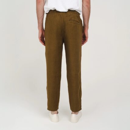 Hemp clothing Australia Heritage pants on male model