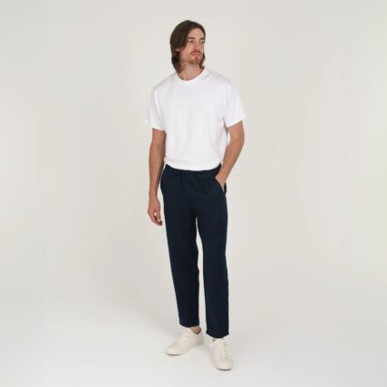 Hemp clothing Australia Heritage pants on male model