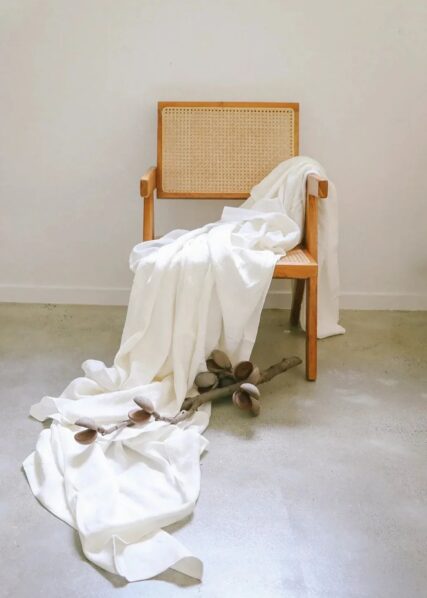 Hemp Clothing Australia - Linen - Double Top Sheet - Natural - Image 2