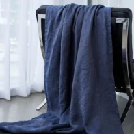 Braintree - Hemp Throw Blue