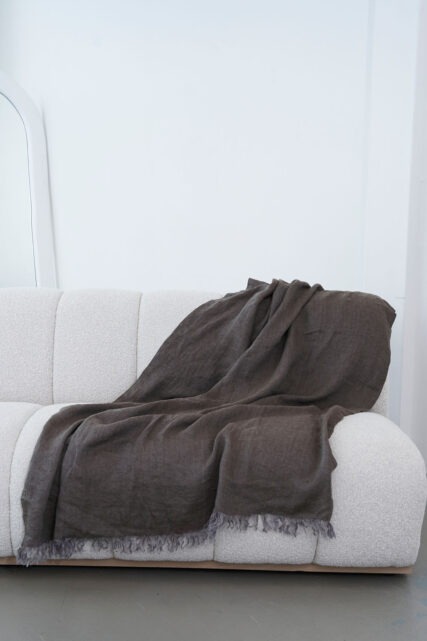 Braintree - Hemp Throw Walnut - Image 2
