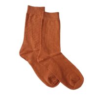 Hemp Clothing Australia - Crew Socks - Rust