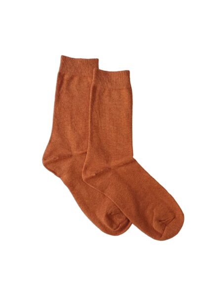 Hemp Clothing Australia - Crew Socks - Rust