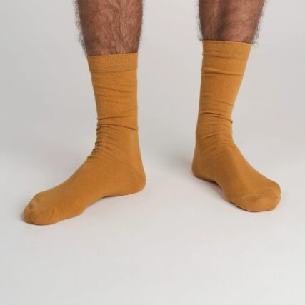 Hemp Clothing Australia - Daily Socks - Mustard - Image 2