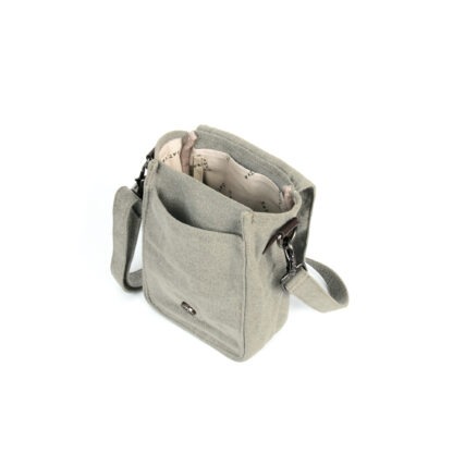Sativa Eco Gorgeous Jensen Hemp Bag on White Background - Ice Inside