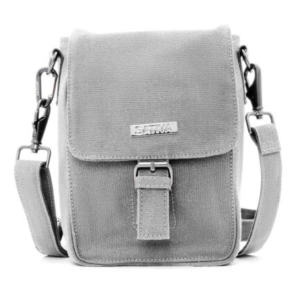Sativa Eco Gorgeous Jensen Hemp Bag on White Background - Light Grey