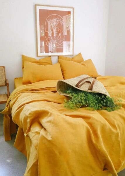Hemp Clothing Australia- Double Duvet Cover - Chai