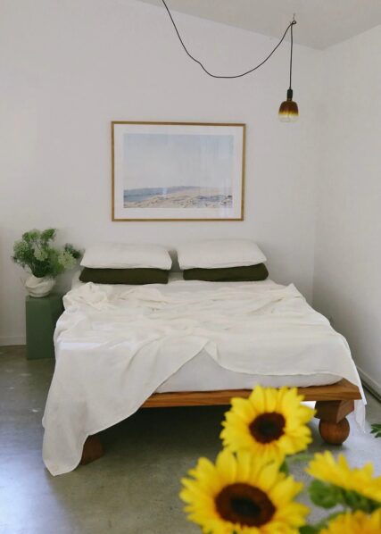 Hemp Clothing Australia- Double Sheet Set Natural No pillow cases