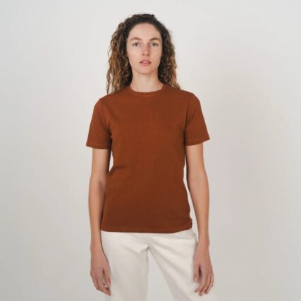 Hemp Clothing Australia - Womens Classic Tee Cinnamon