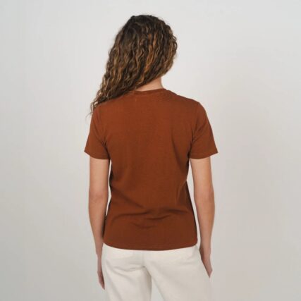 Hemp Clothing Australia - Womens Classic Tee Cinnamon - Image 7