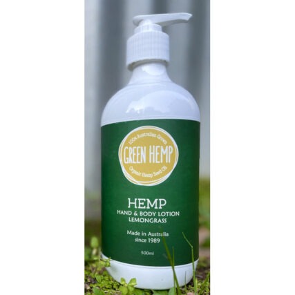 GREEN Hemp - Hand & Body Lotion Lemongrass 500ml