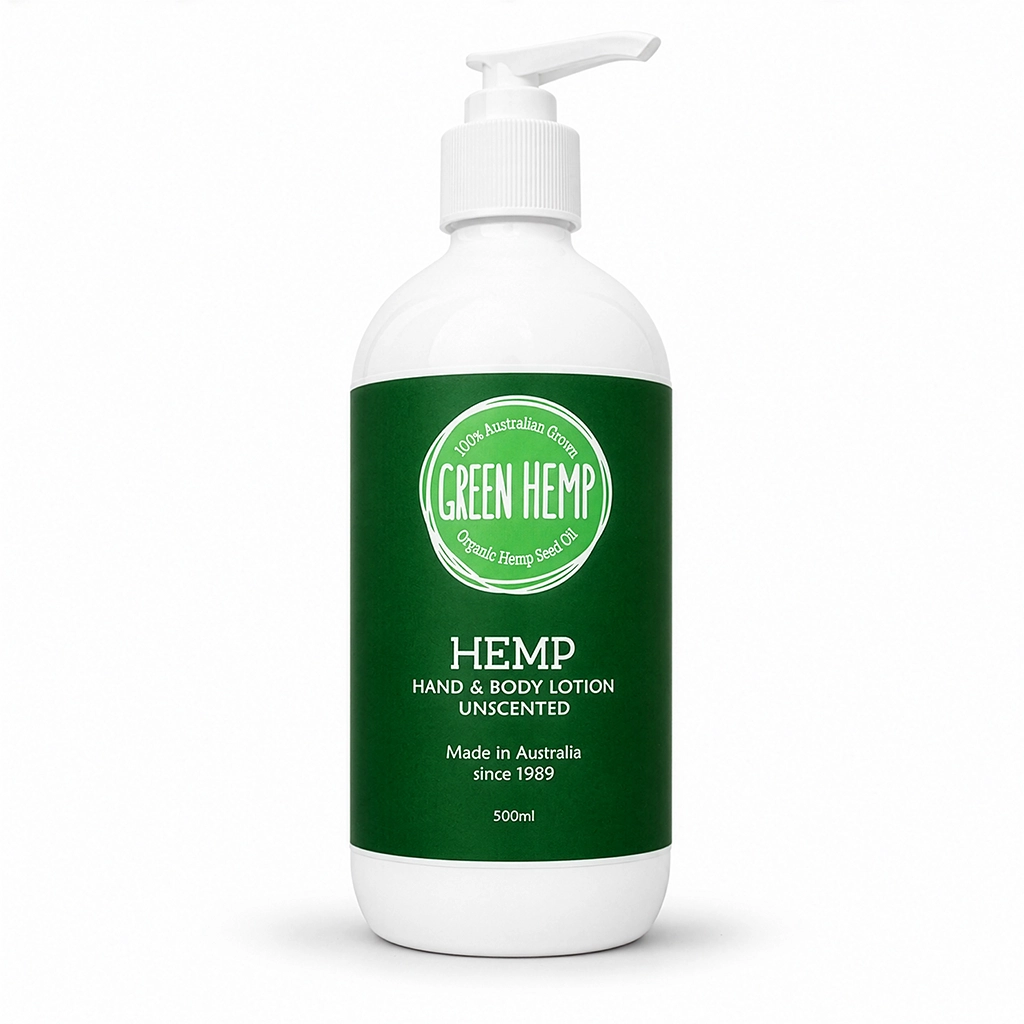 GREEN Hemp - Hand and Body Lotion Unscented 500ml