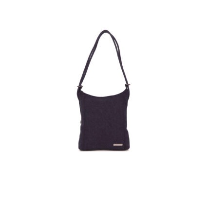 Sativa Hemp small handbag & Backpack on white background - Plum