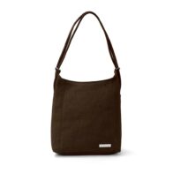 Sativa Hemp small handbag & Backpack on white background - Dark Brown