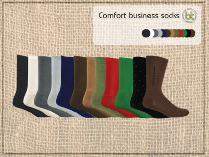 Bamboo Textiles - Comfort Business Socks Black - Image 2