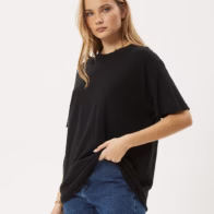 Afends - Slay Oversized Hemp Tee Black