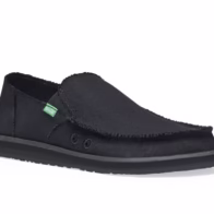 Sanuk - Mens Vagabond St Hemp - Black