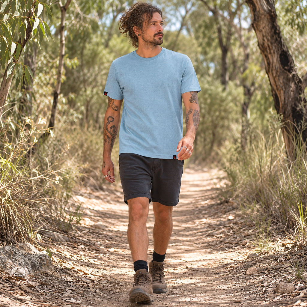 THTC - Hemp Originals T-Shirt Stone Blue (Premium Weight) - Image 11