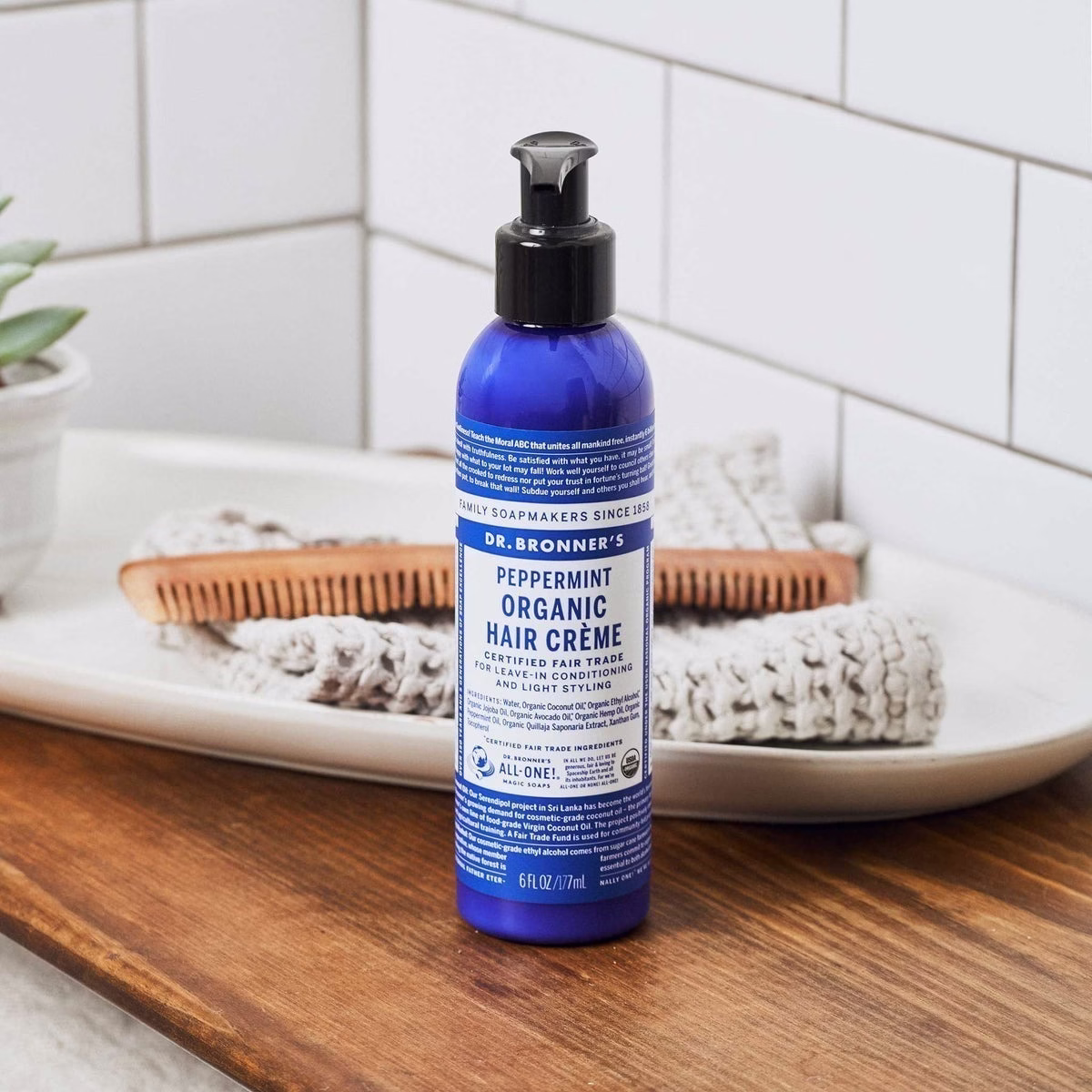 Dr Bronner's - Peppermint Hair Creme 177ml