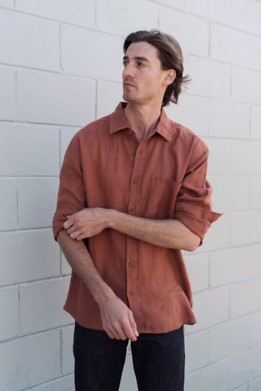 Hemp Clothing Australia - Men's Heritage Shirt - Image 18