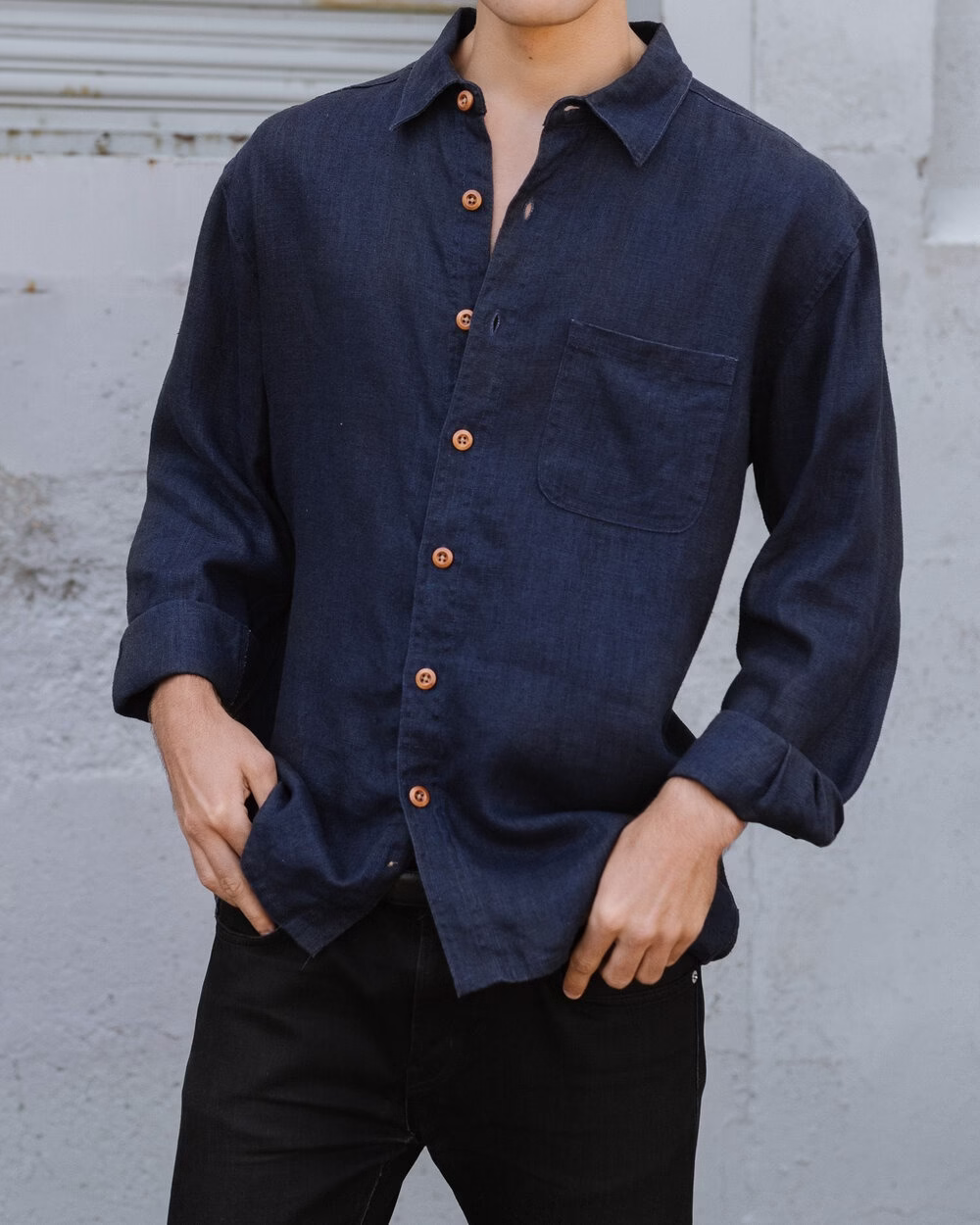 Hemp Clothing Australia - Men's Heritage Shirt - Image 3