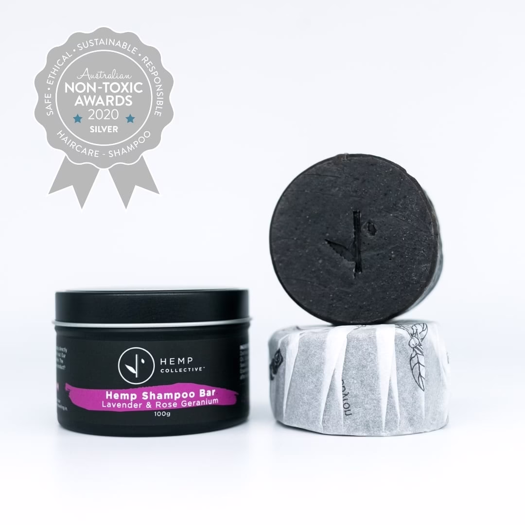 Hemp Collective - Lavender and Rose Geranium Organic Shampoo Bar - Refill Only - 100g