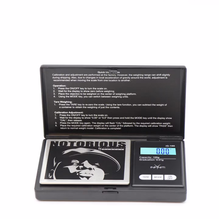 Infyniti Scales - Notorious B.I.G G-Force Pocket Scales