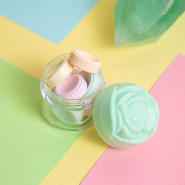Planet X - Rose Plastic Clear Container Green