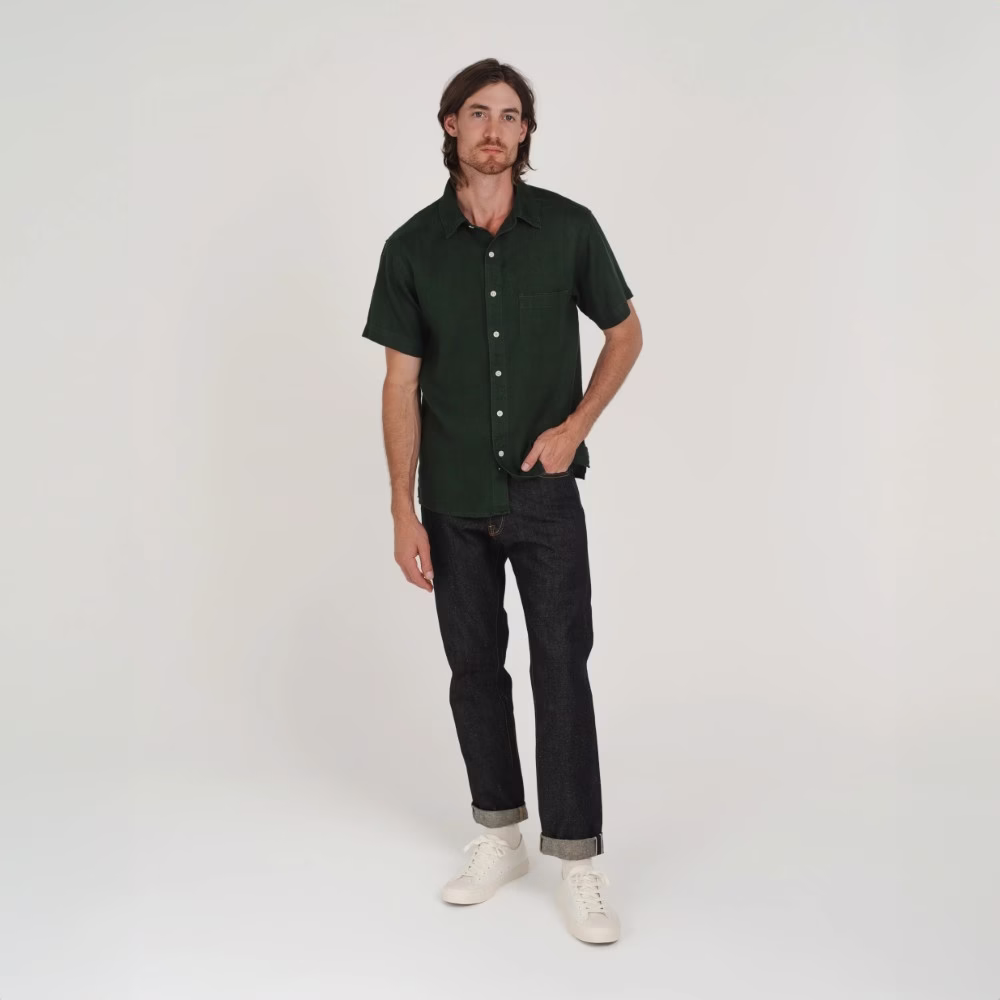 Hemp Clothing Australia - Men's Heritage Short Sleeve Shirt - Image 10