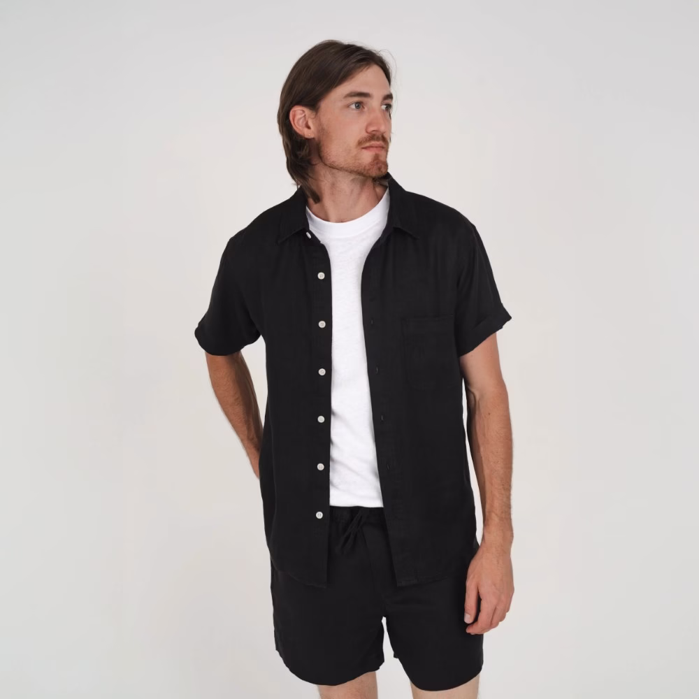 Hemp Clothing Australia - Men's Heritage Short Sleeve Shirt - Image 12