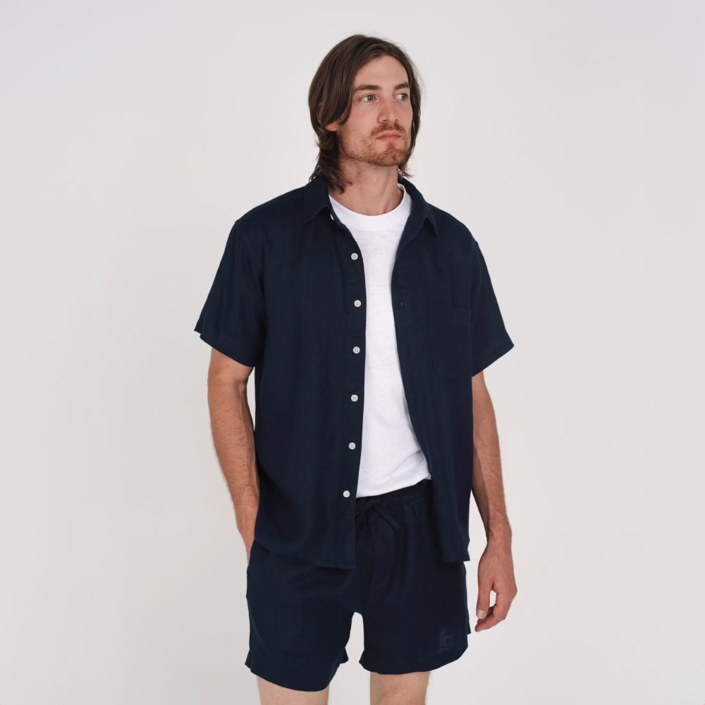 Hemp Clothing Australia - Men's Heritage Short Sleeve Shirt - Image 22
