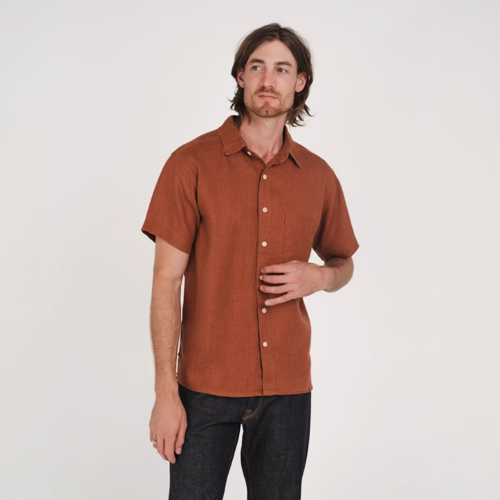 Hemp Clothing Australia - Men's Heritage Short Sleeve Shirt