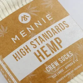 Mennie - High Standards Hemp Crew Socks 2 Pack