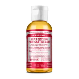 Dr. Bronner's Rose Pure Castile Soap 59ml