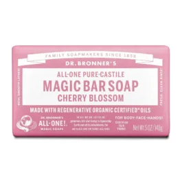 Dr. Bronner's Cherry Blossom Pure Castile Bar Soap