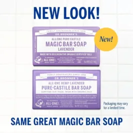 Dr. Bronner's Lavender Pure Castile Bar Soap