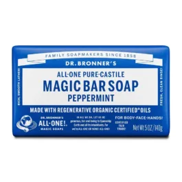 Dr. Bronner's Peppermint Pure Castile Bar Soap