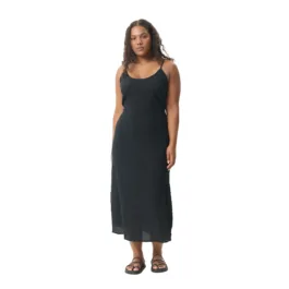 Afends - Rumi Seersucker Midi Dress Black
