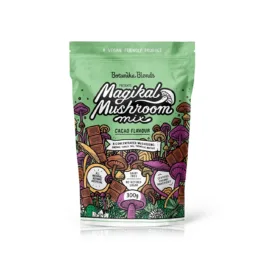 Botanika Blends Magikal Mushroom Mix Cacao functional drink front packaging display