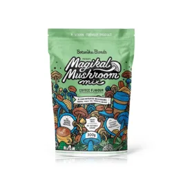 Botanika Blends Magikals Mushroom Mix Coffee functional latte front packaging display