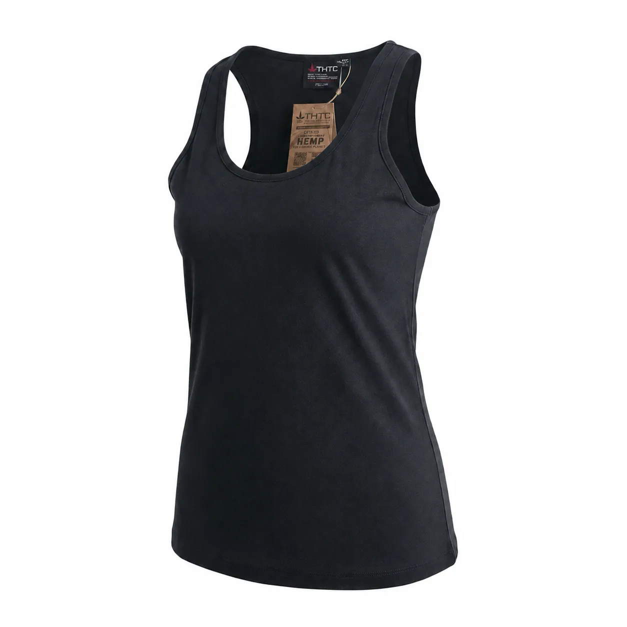 THTC - Womens Premium Hemp Tank Black