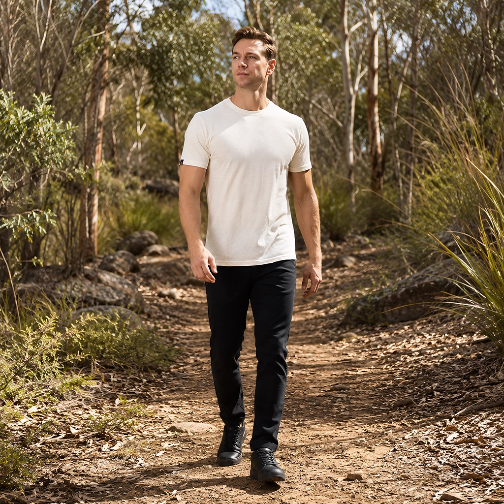 THTC - Hemp Originals Premium Hemp T-Shirt Natural - Image 5