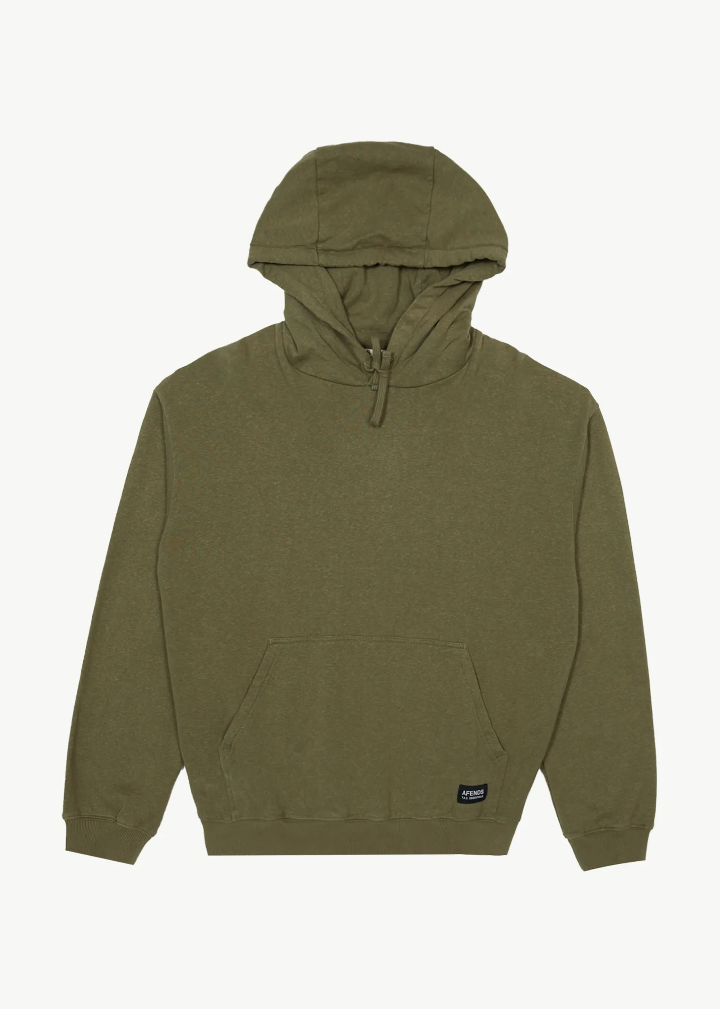 Afends - All Day Hemp Pull On Hood Military - Image 3